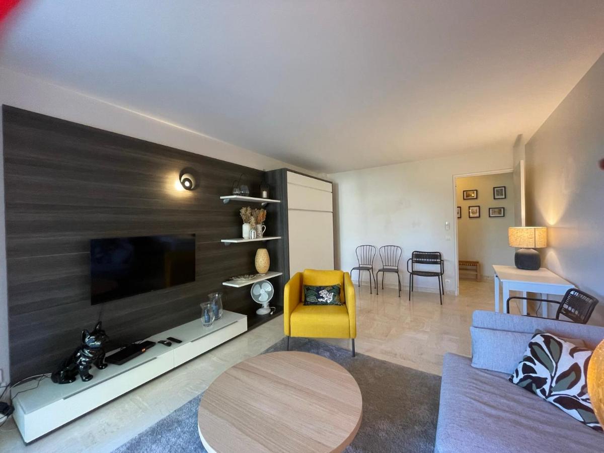 C012-Appartement Confortable Avec Piscine, Tennis Et Grand Parc Cannes Zewnętrze zdjęcie